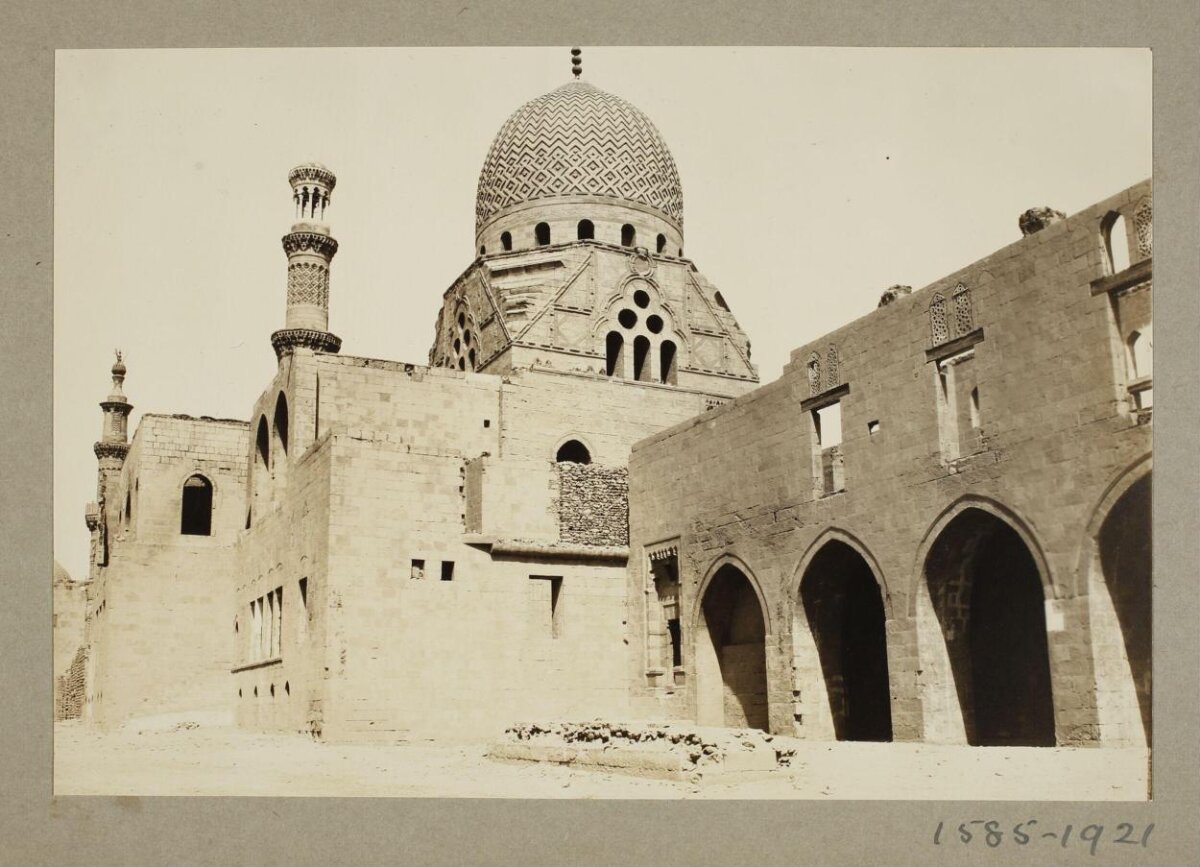 Vintage Photo of Egyptian Mausoleum