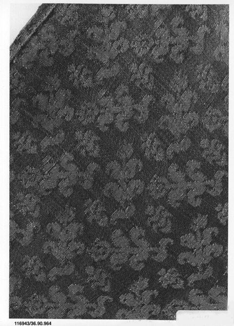 Dark Floral Patterned Textile
