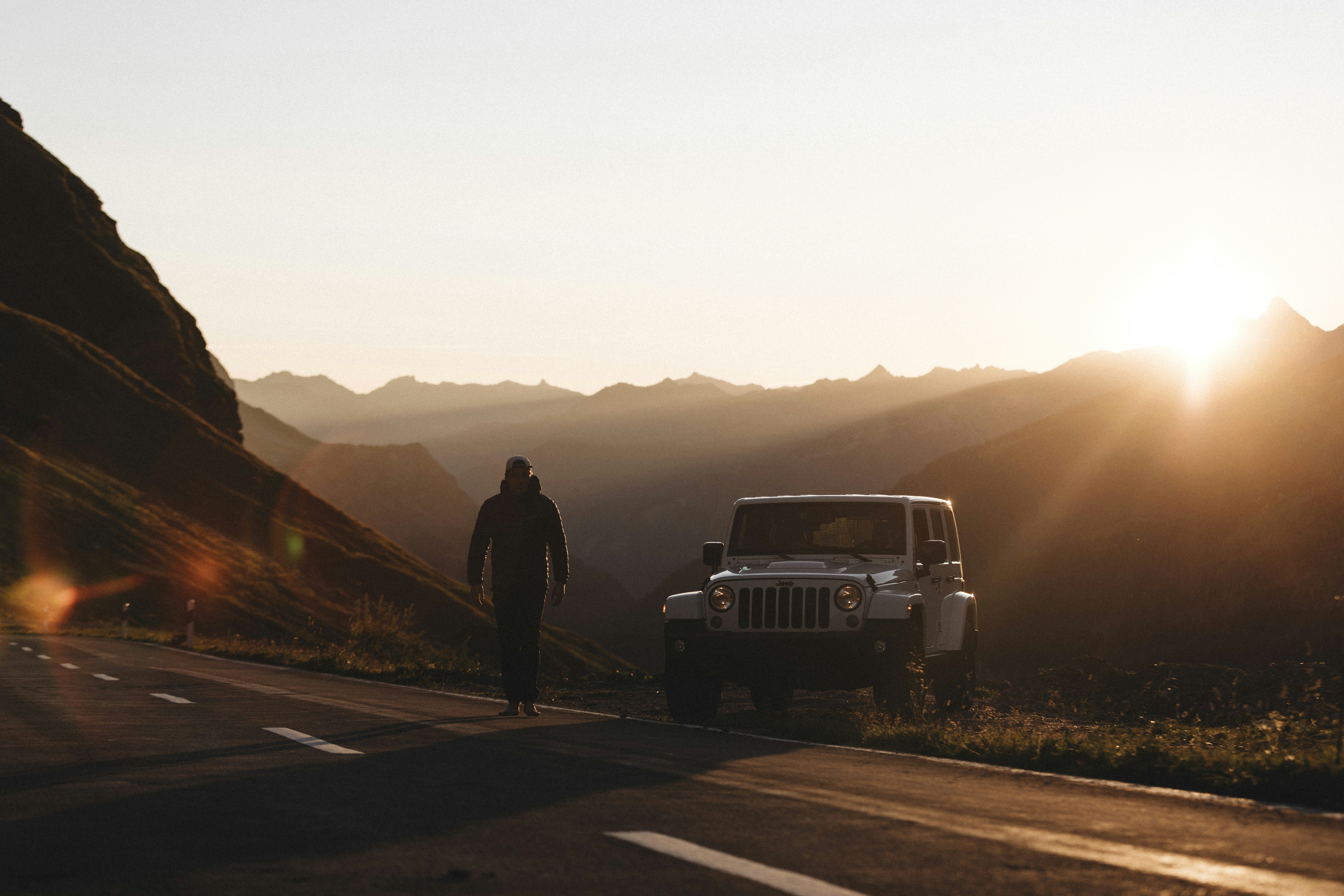 Mountain Sunset Road Trip