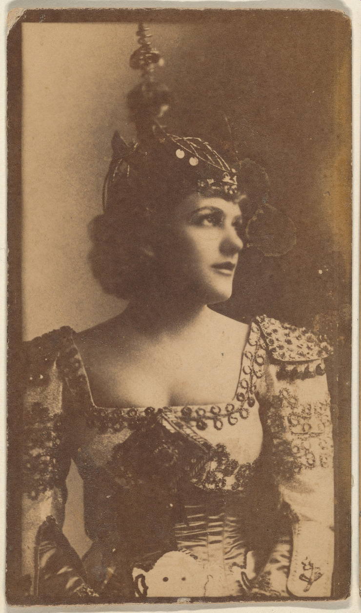 Vintage Portrait of Actress in Costume