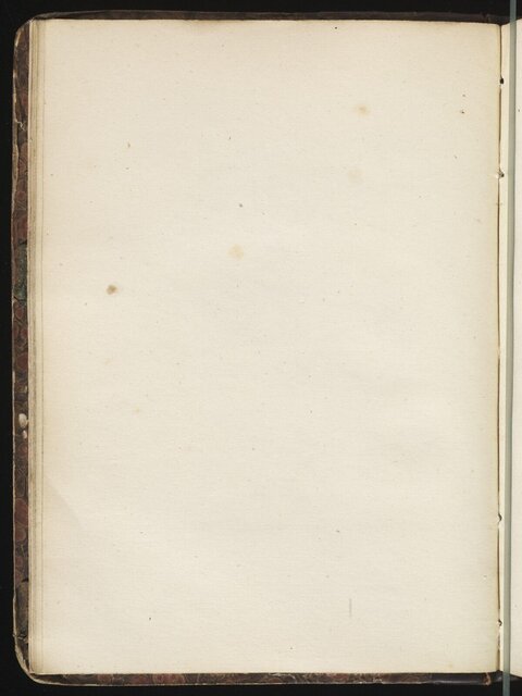 Blank Page of an Old Open Book