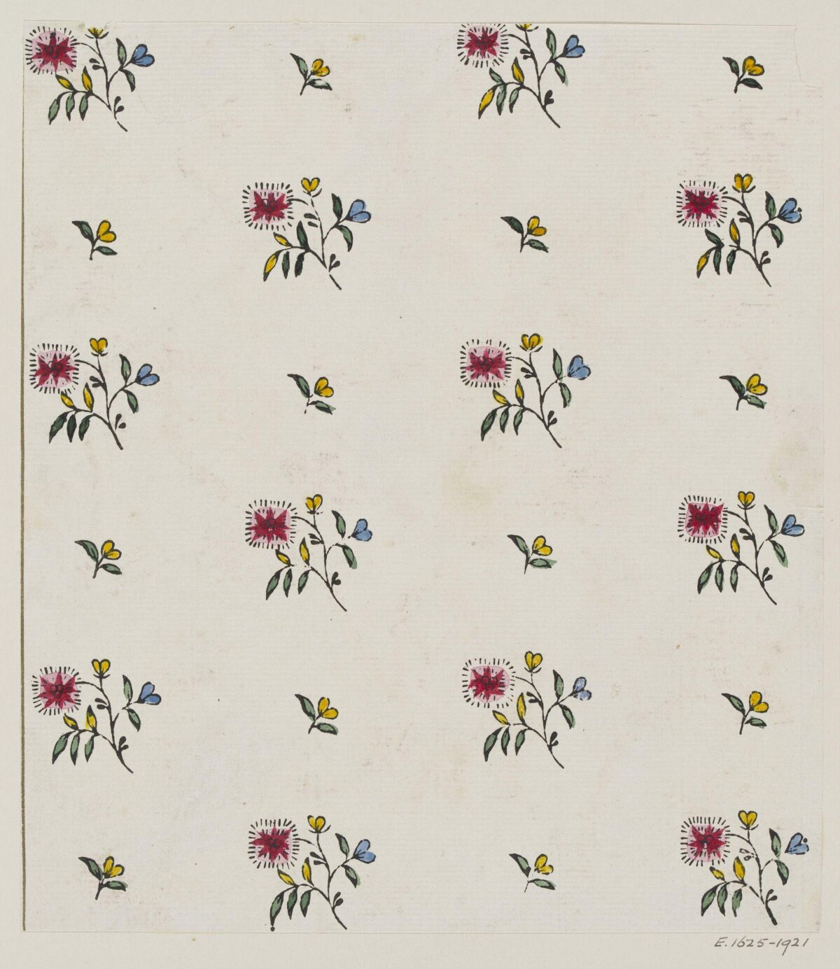 Hand Drawn Repeating Floral Pattern