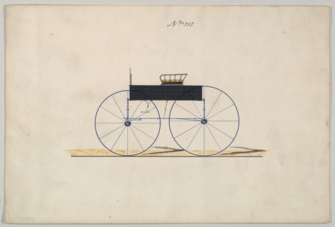 Antique Wagon Design Drawing