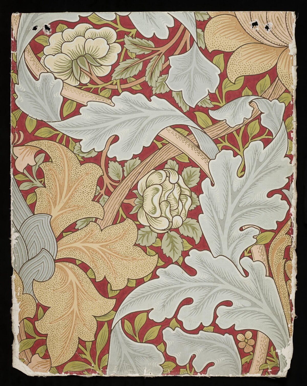 Vintage Floral Pattern Wallpaper Sample