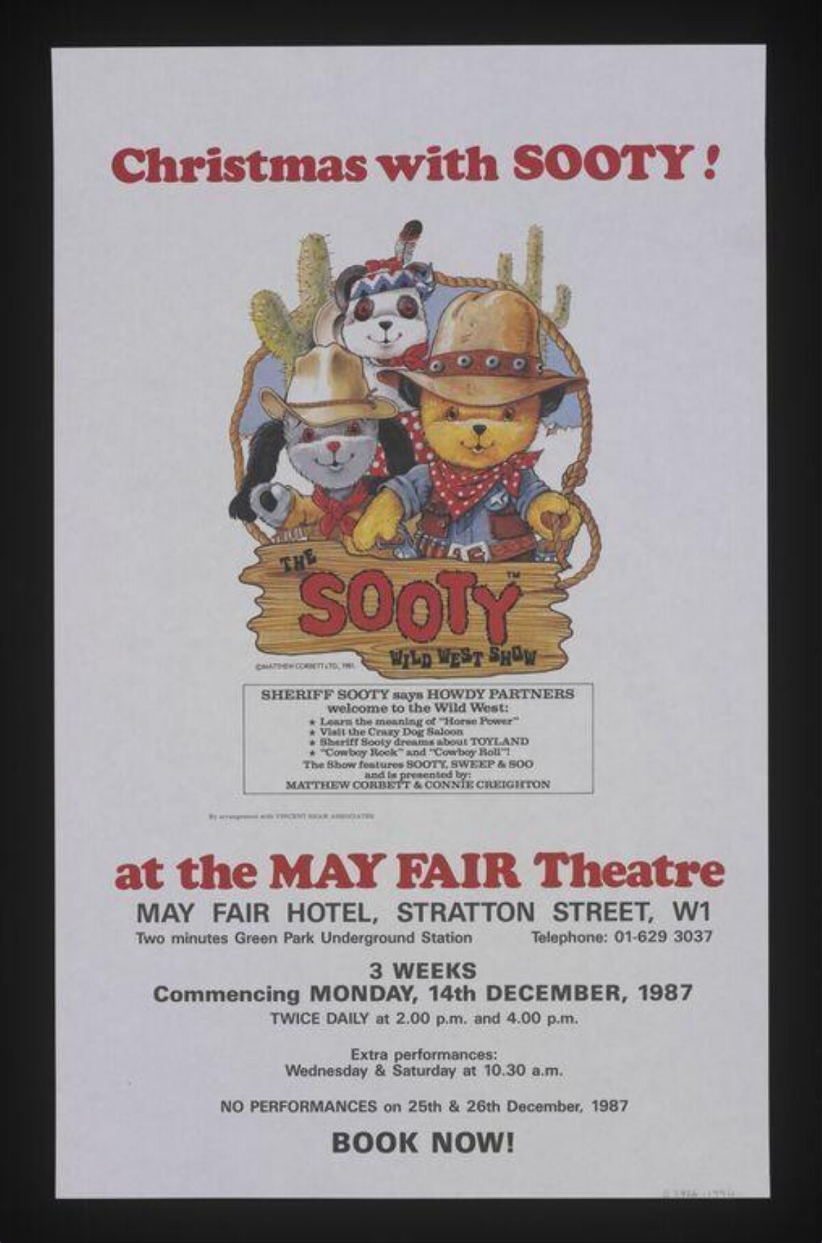 Christmas with Sooty 1987 Poster
