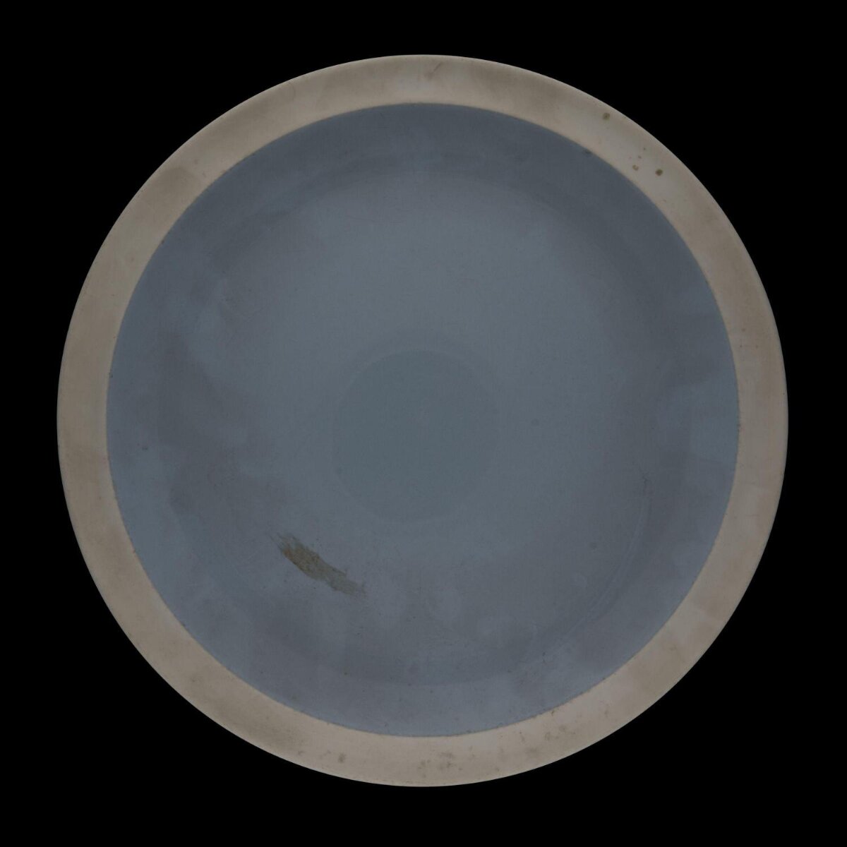 Plain Light Blue Ceramic Plate