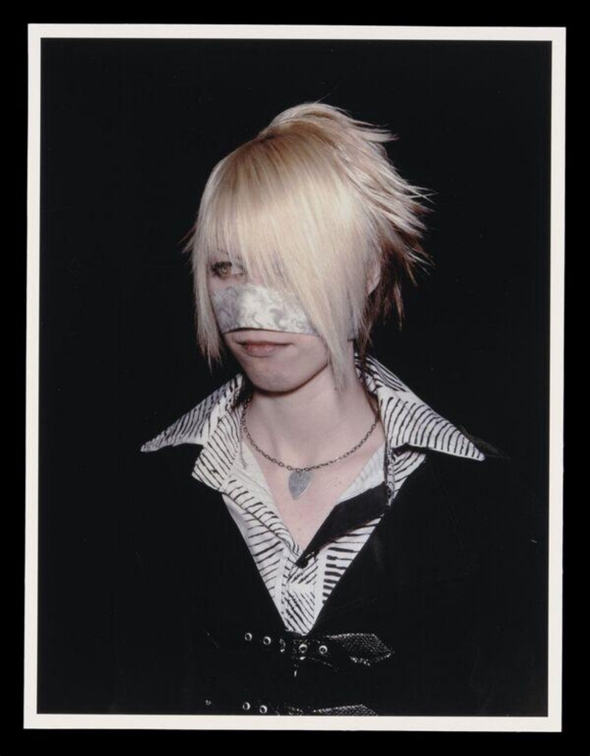 Blonde Masked Studio Portrait
