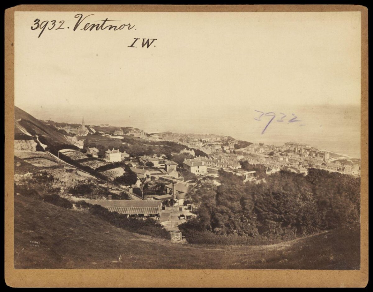 Ventnor Coastal Town View