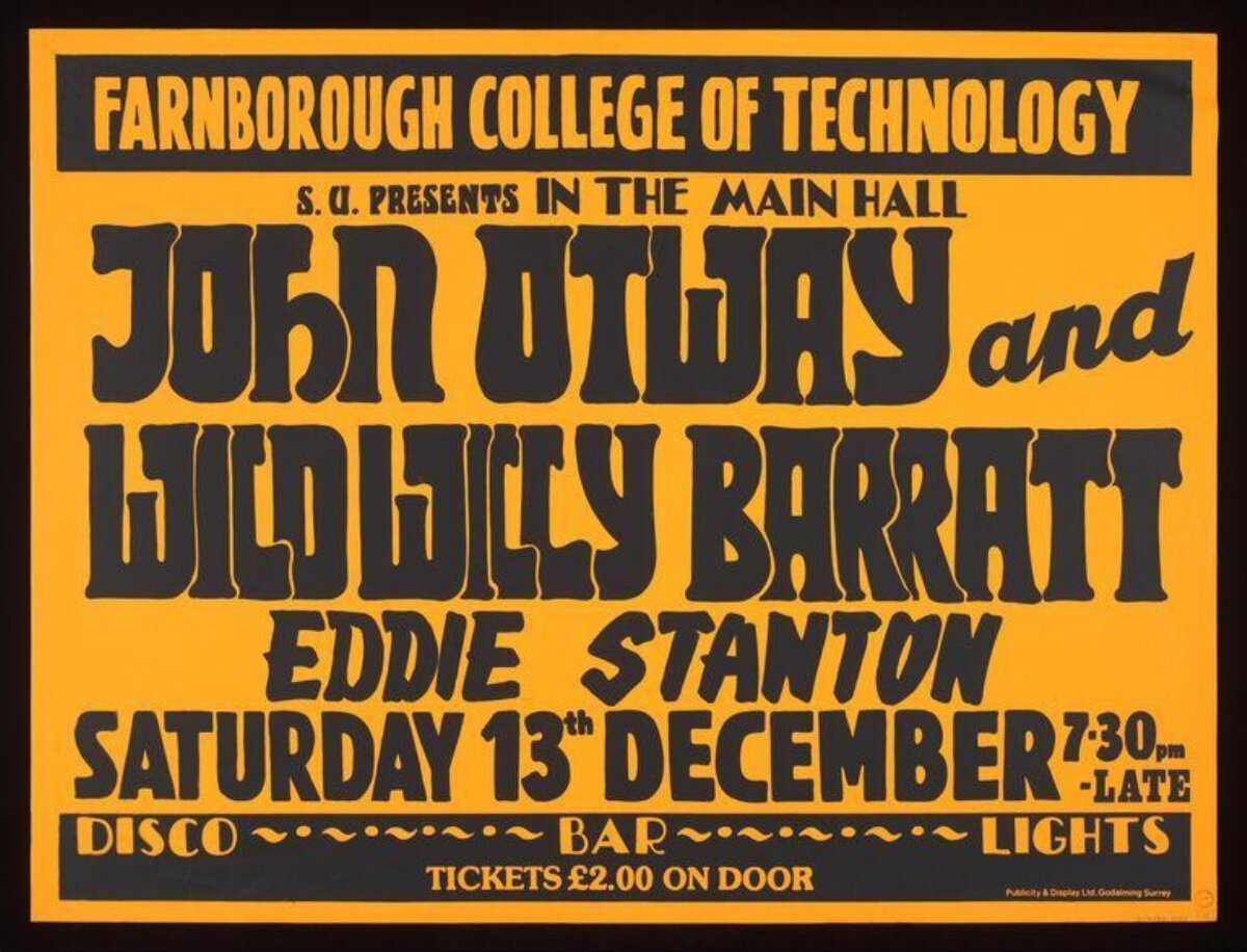 John Otway Concert Poster