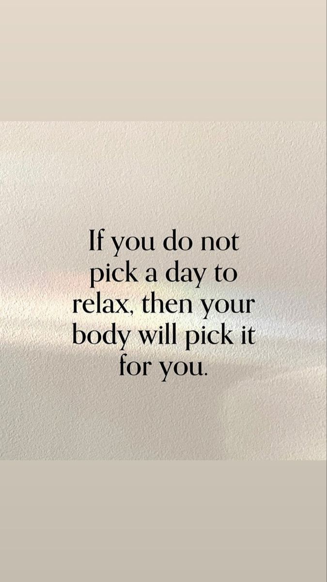 Relaxation Reminder Quote