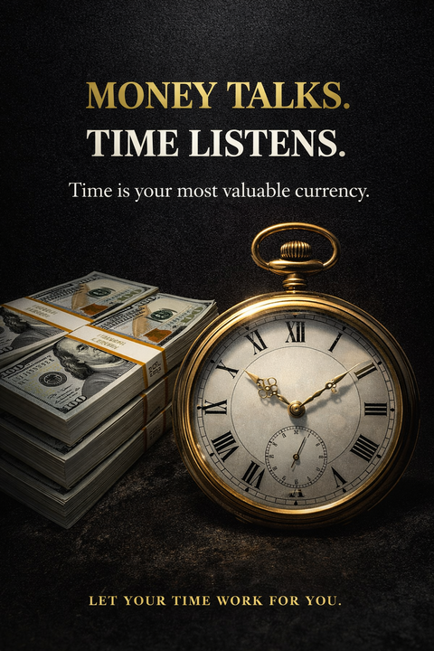 Money and Time Motivational Quote