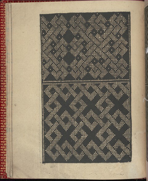 Vintage Geometric Grid Pattern