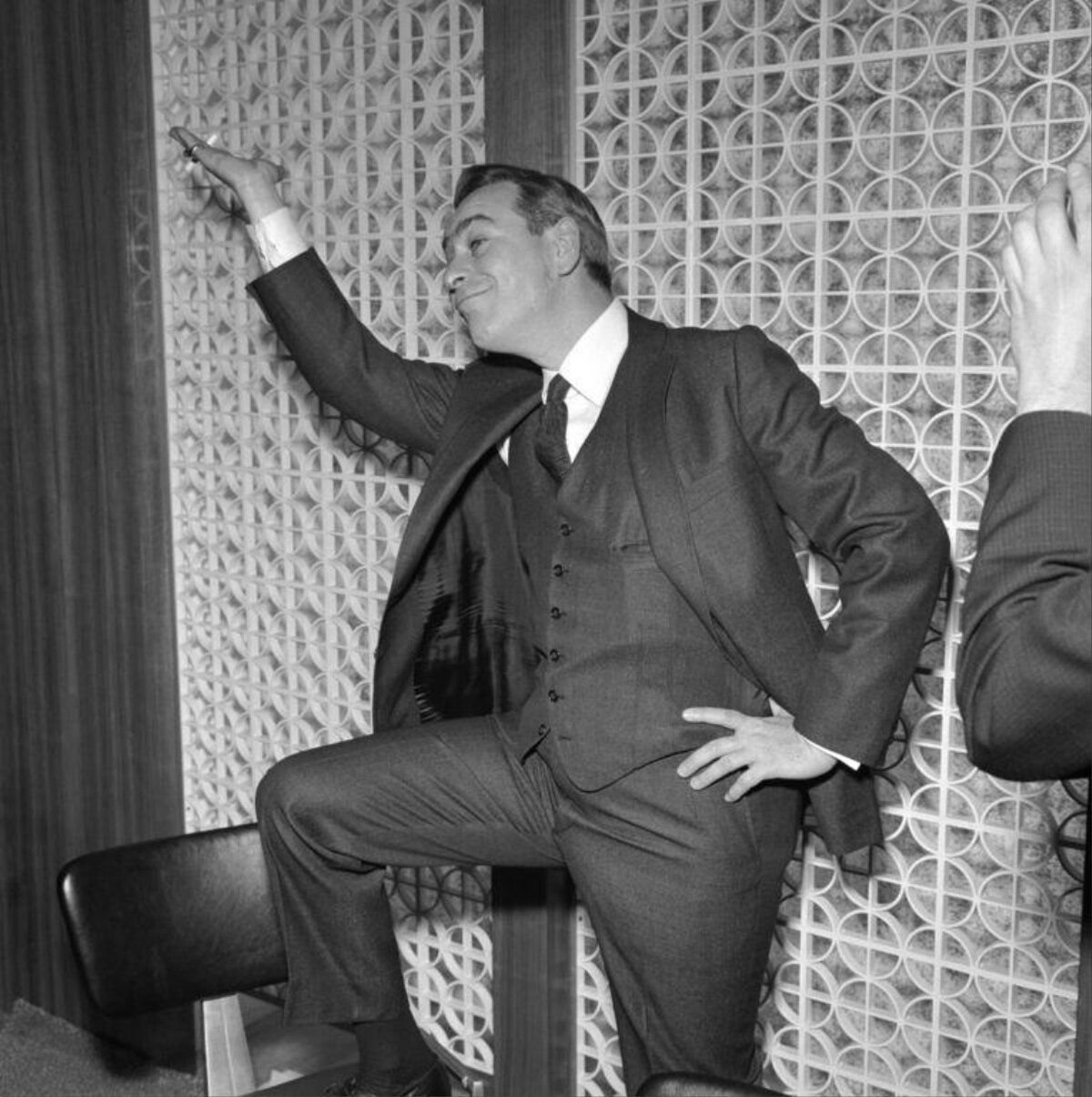 Sean Connery In Playful Pose