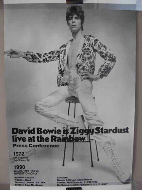 David Bowie Ziggy Stardust Event Poster