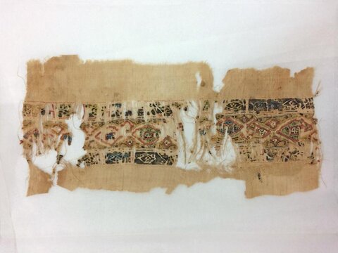 Ancient Embroidered Textile Fragment