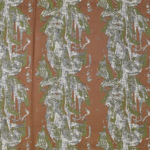 Abstract Leaf Pattern Woven Fabric