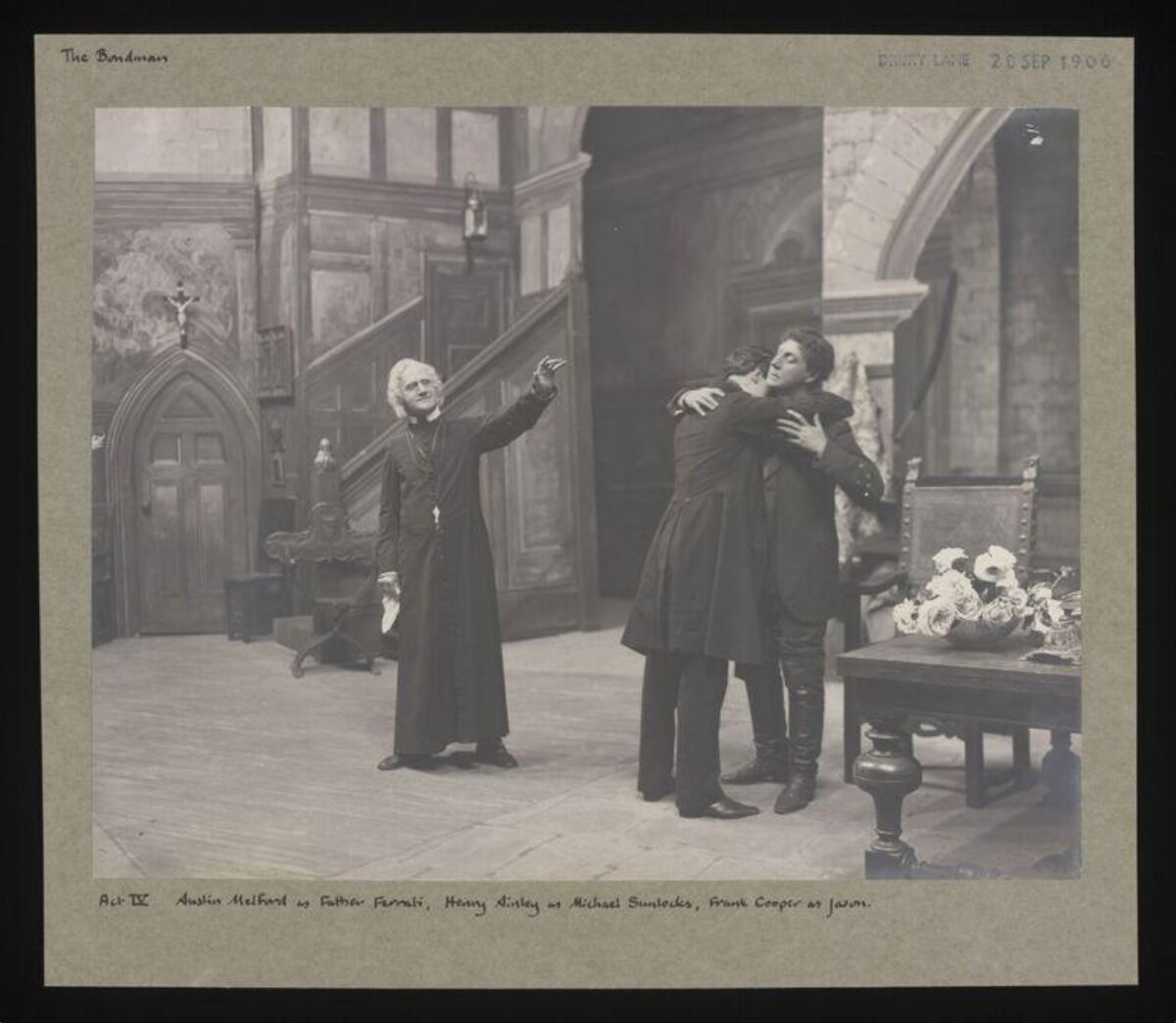 1906 Stage Scene from The Bondman