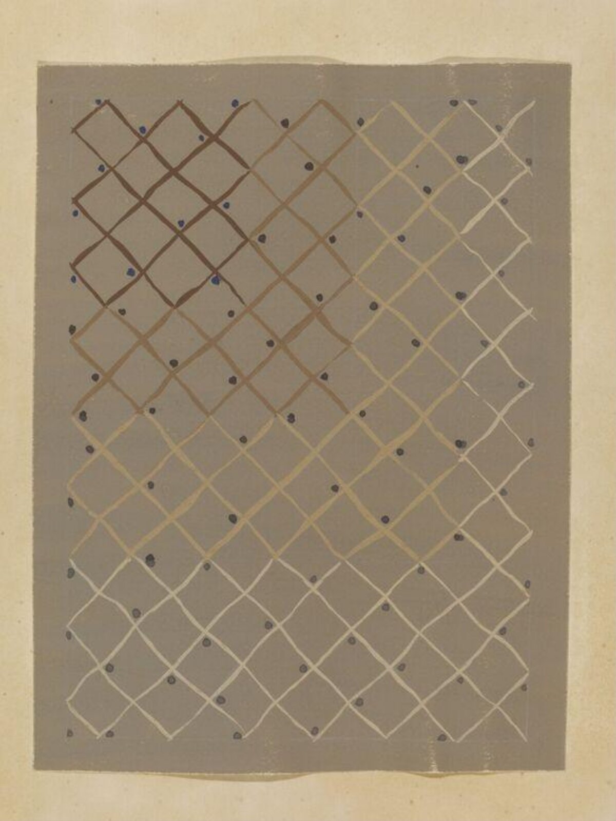 Abstract Diamond Lattice Pattern Design