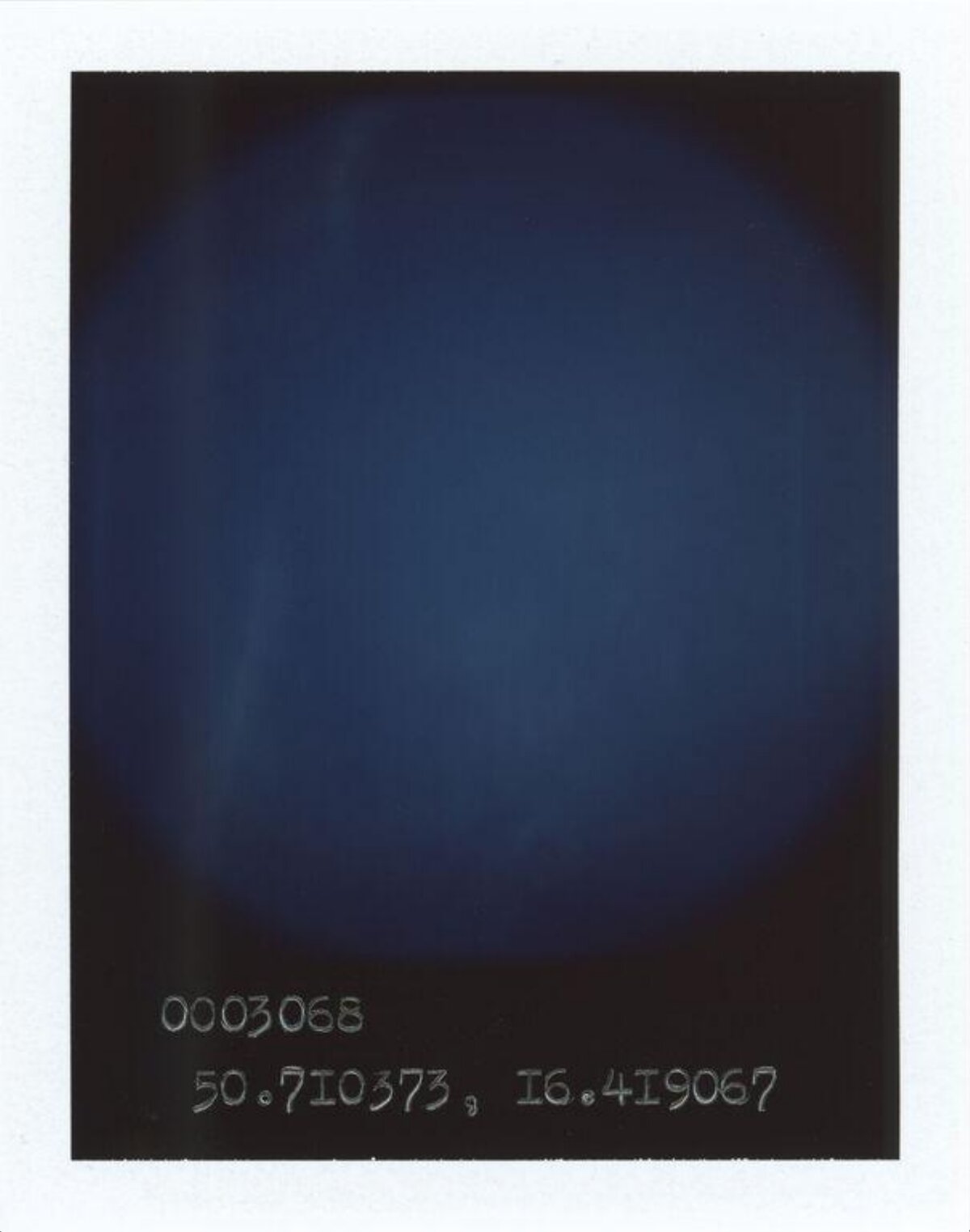 Dark Gradient Image With Geographic Coordinates