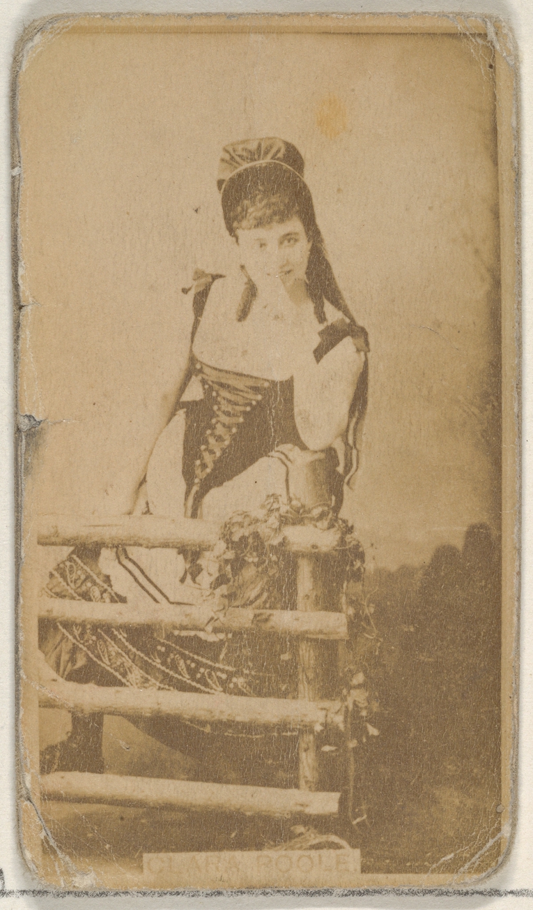 Vintage Portrait of Clara Poole