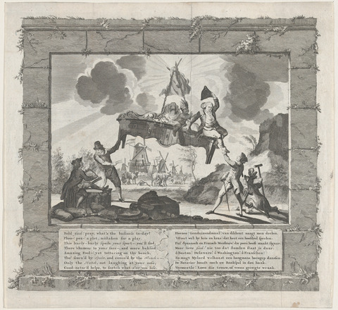 18th Century Political Satire Engraving