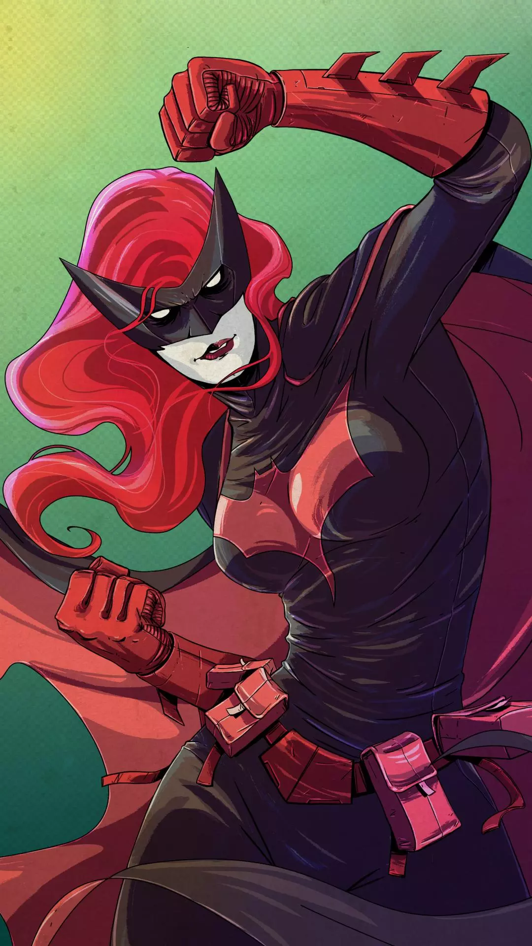 Batwoman Comic Illustration
