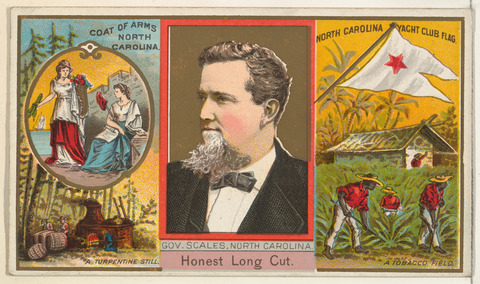 Vintage North Carolina Tobacco Ad Card