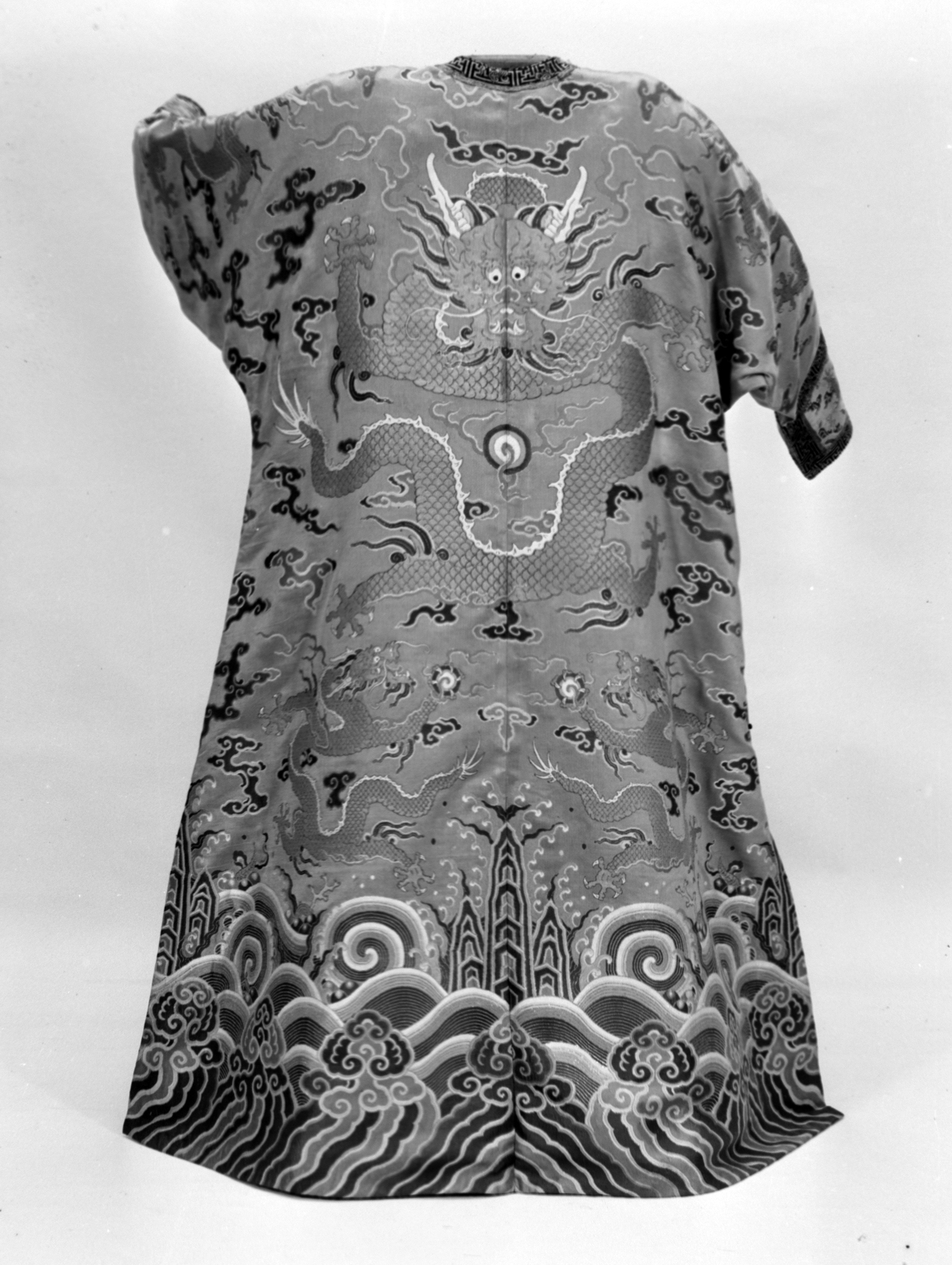 Back View of Chinese Dragon Robe
