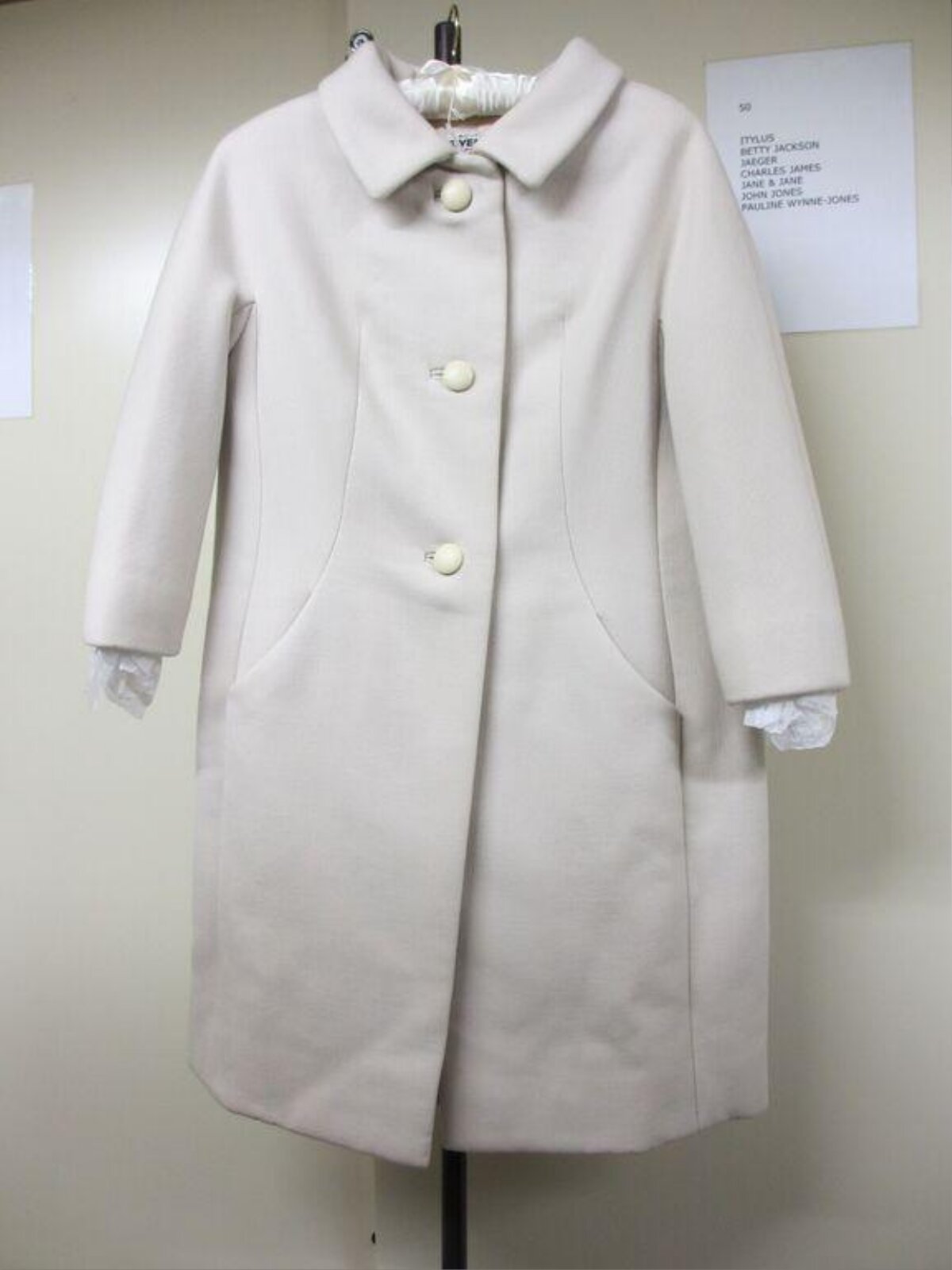 Beige Mid-length Single-breasted Coat