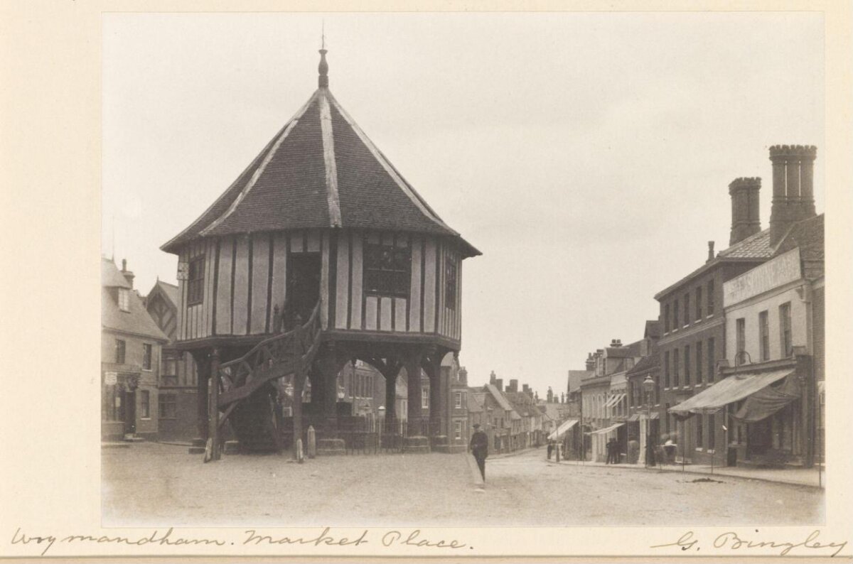 Wymondham Market Place Historic View