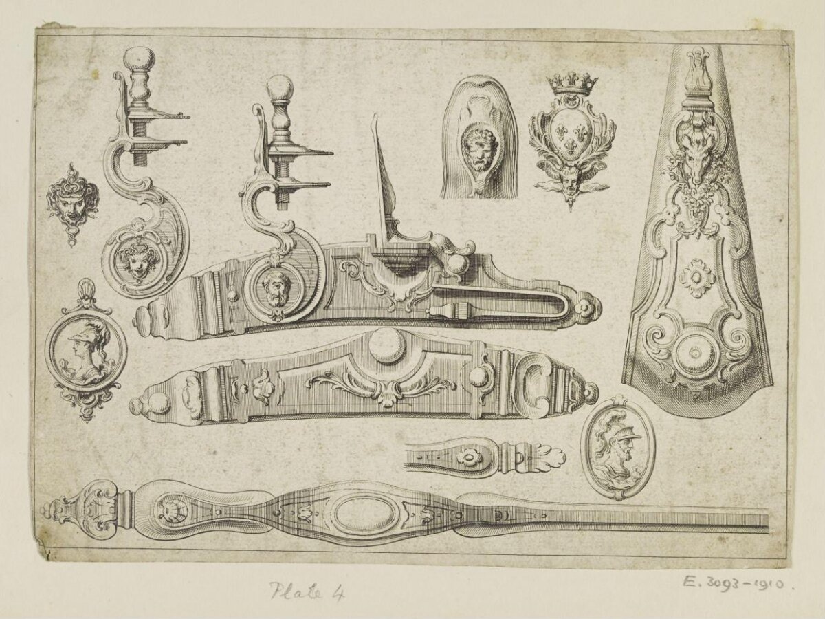 Ornamental Hardware Design Engraving