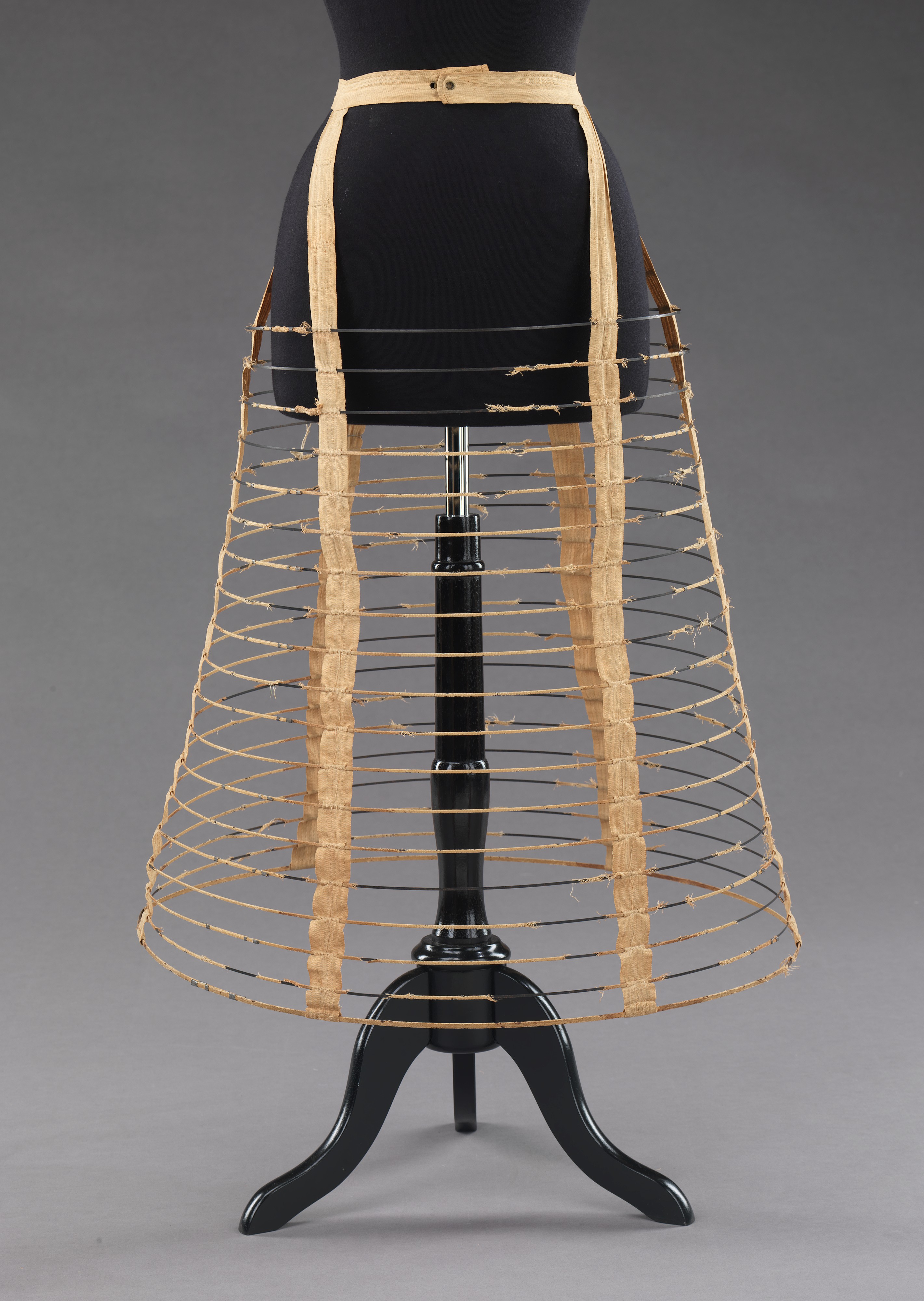 Vintage Cage Crinoline on Dress Form