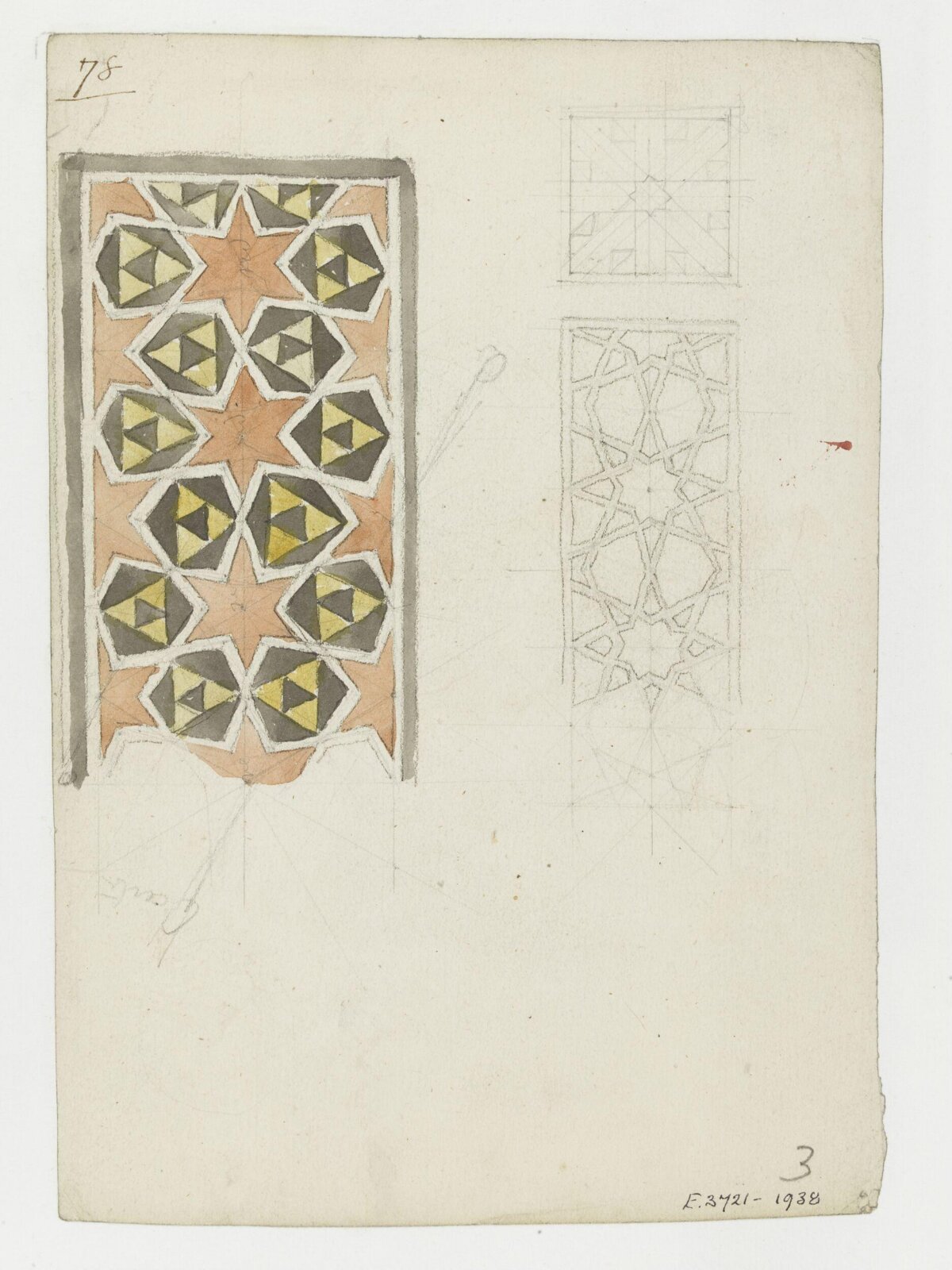Geometric Pattern Design Sketches