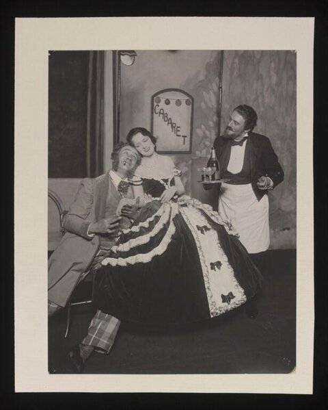 Cabaret Stage Performance Scene