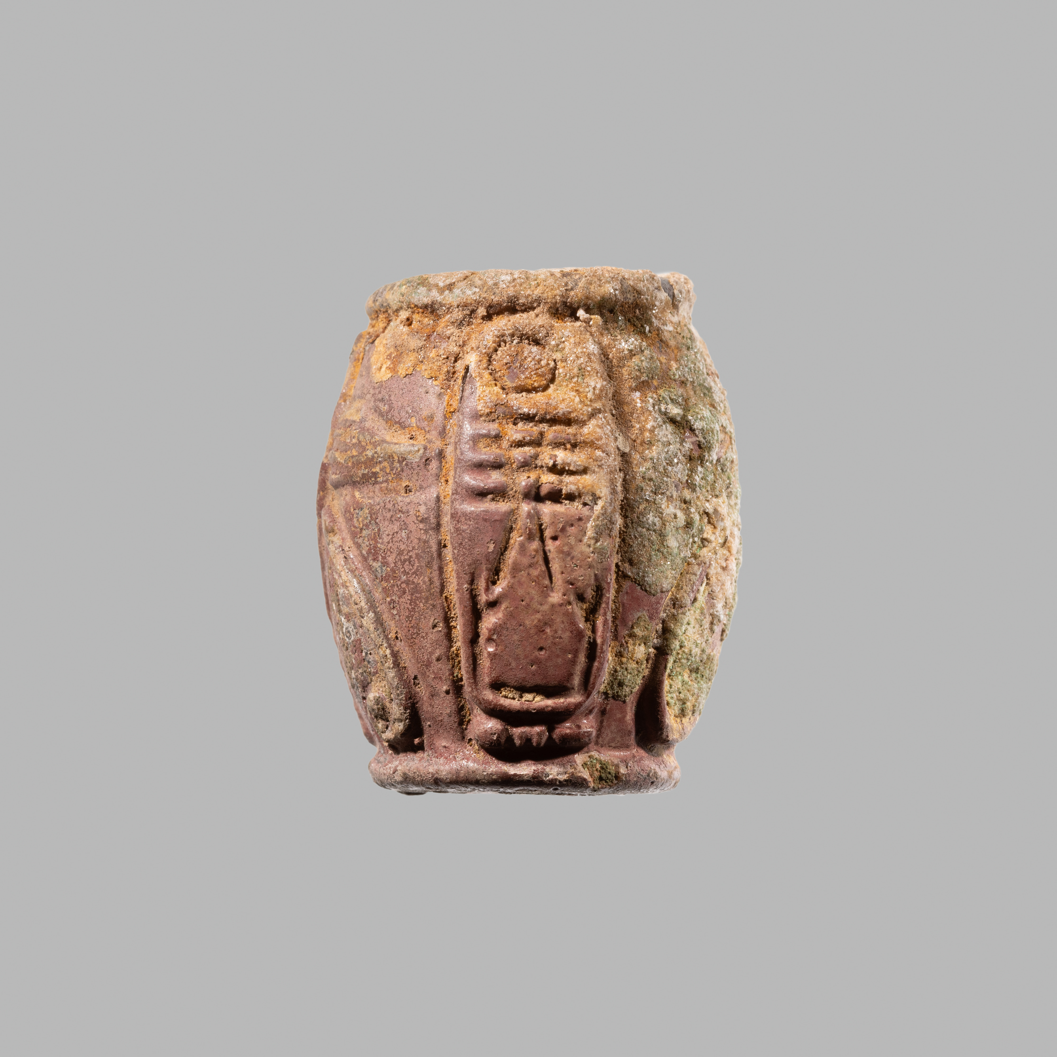 Ancient Inscribed Carved Stone Bead