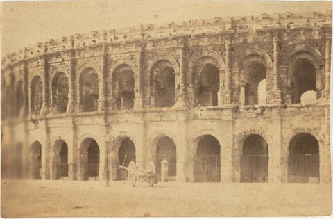 Vintage Photograph of Roman Amphitheater