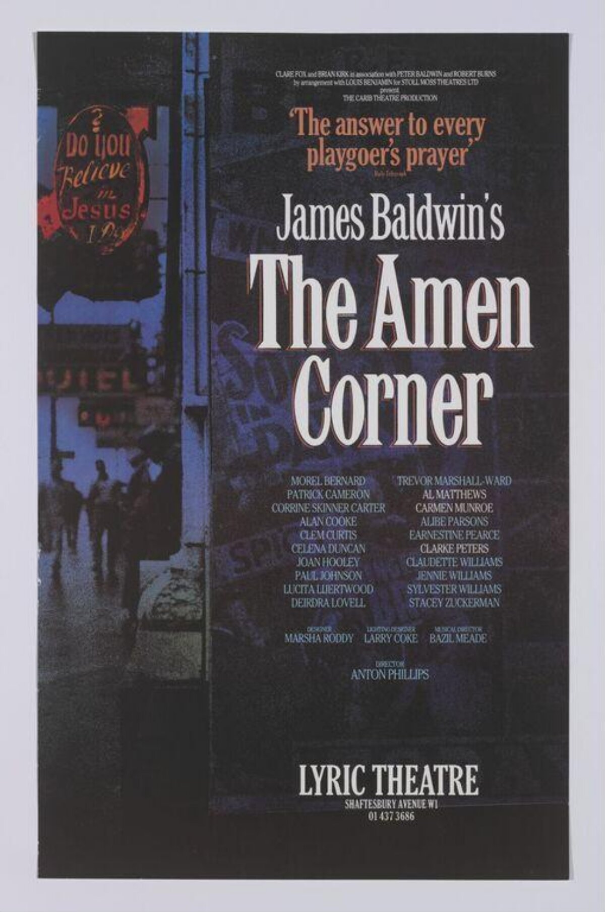 The Amen Corner Theatre Poster