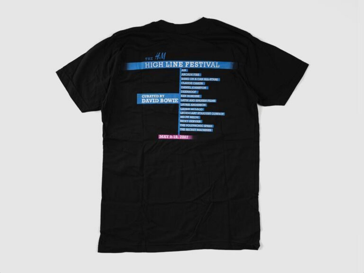 2007 High Line Festival Black T-shirt