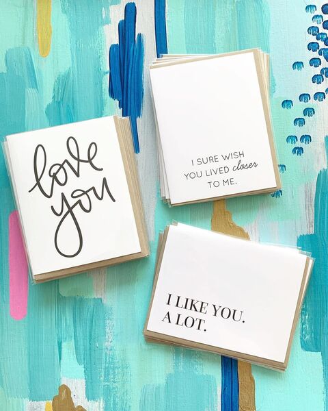 Three Affectionate Greeting Card Sets