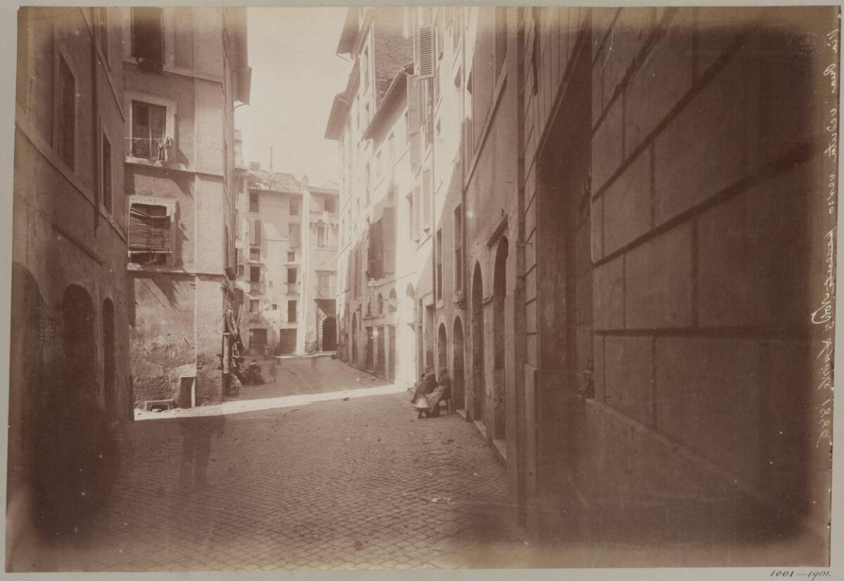 Vintage European Urban Street Scene