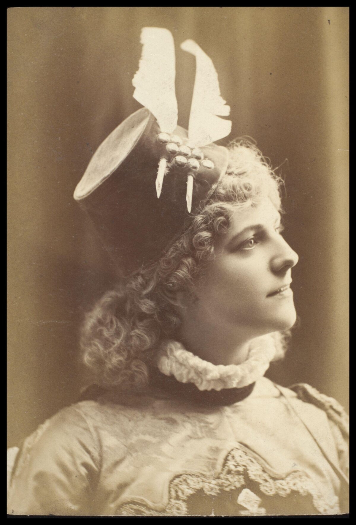 Vintage Portrait of Woman in Costume