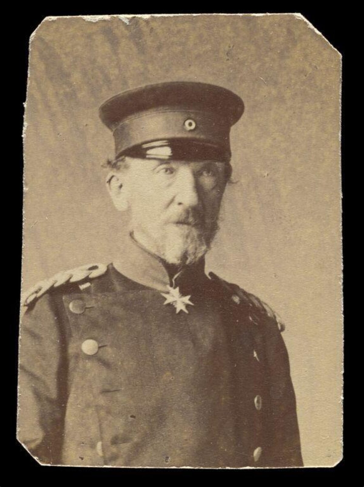 Vintage Portrait of German Military Officer