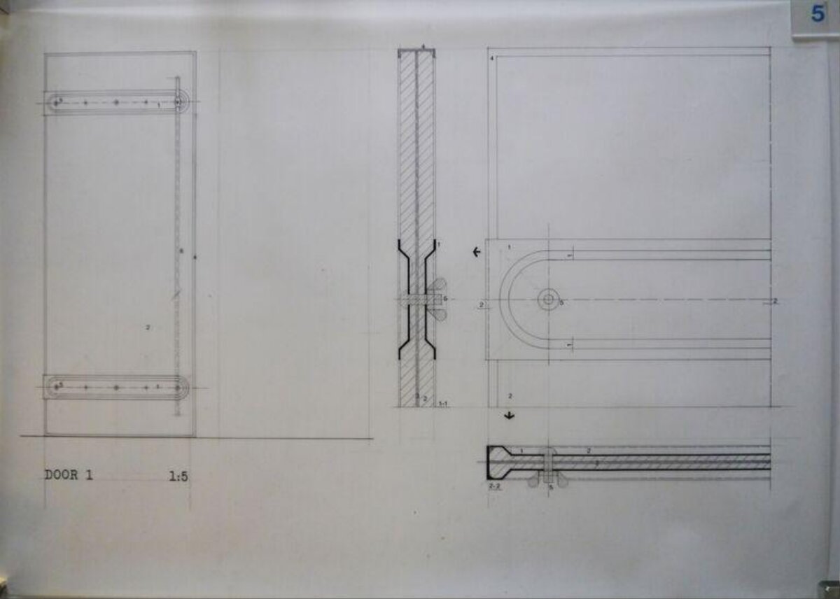 Door 1 Construction Drawing