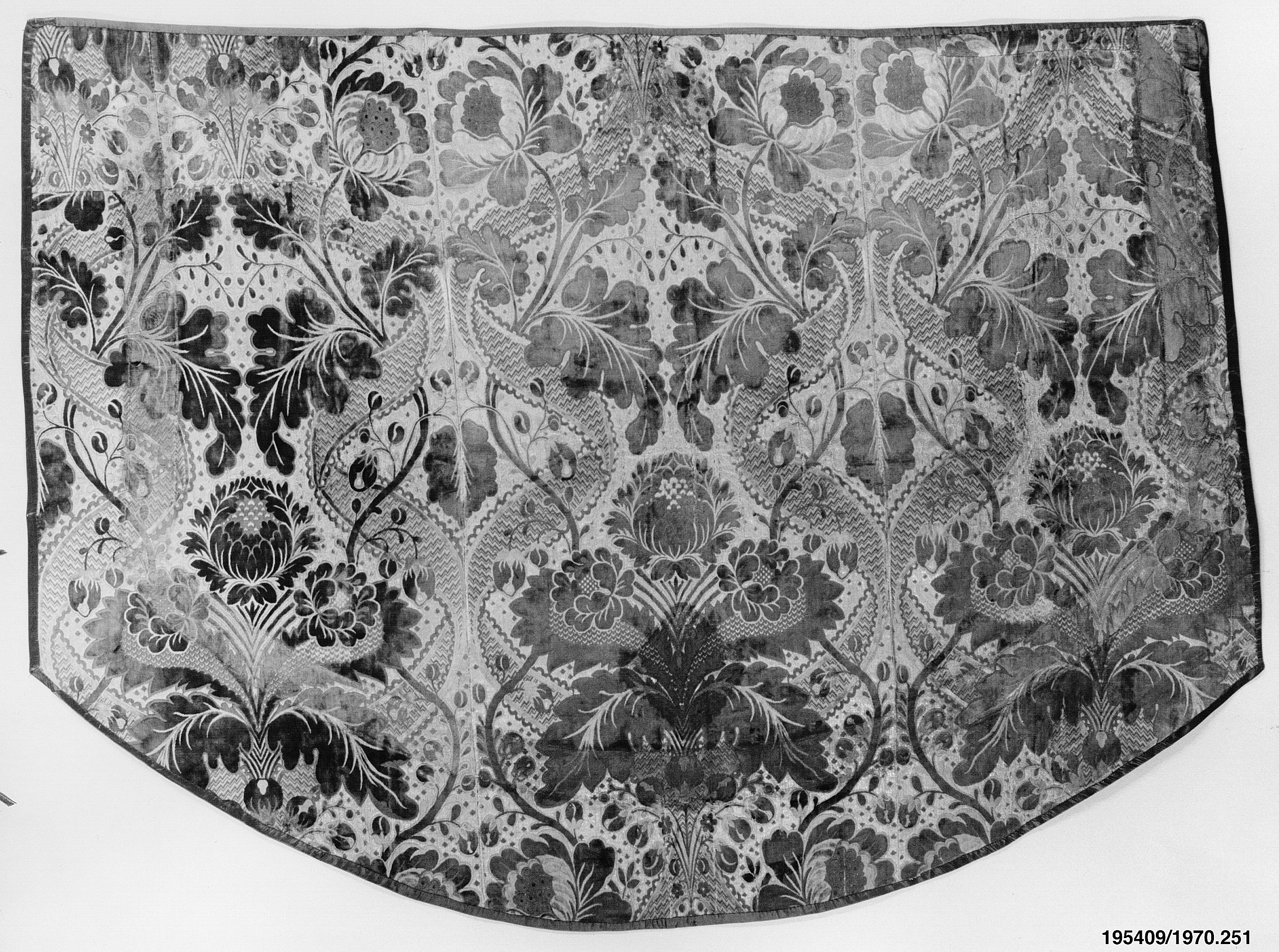 Antique Floral Woven Textile