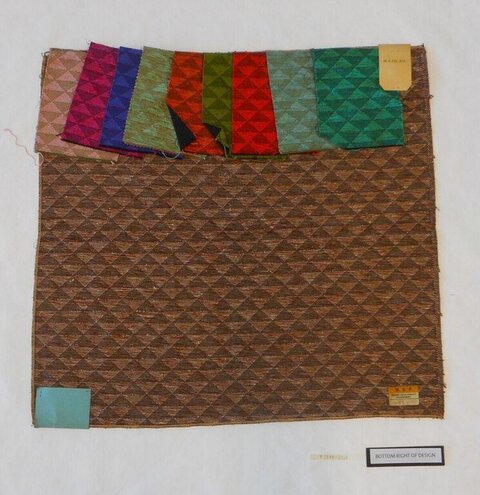 Textile Fabric Color Sample Card