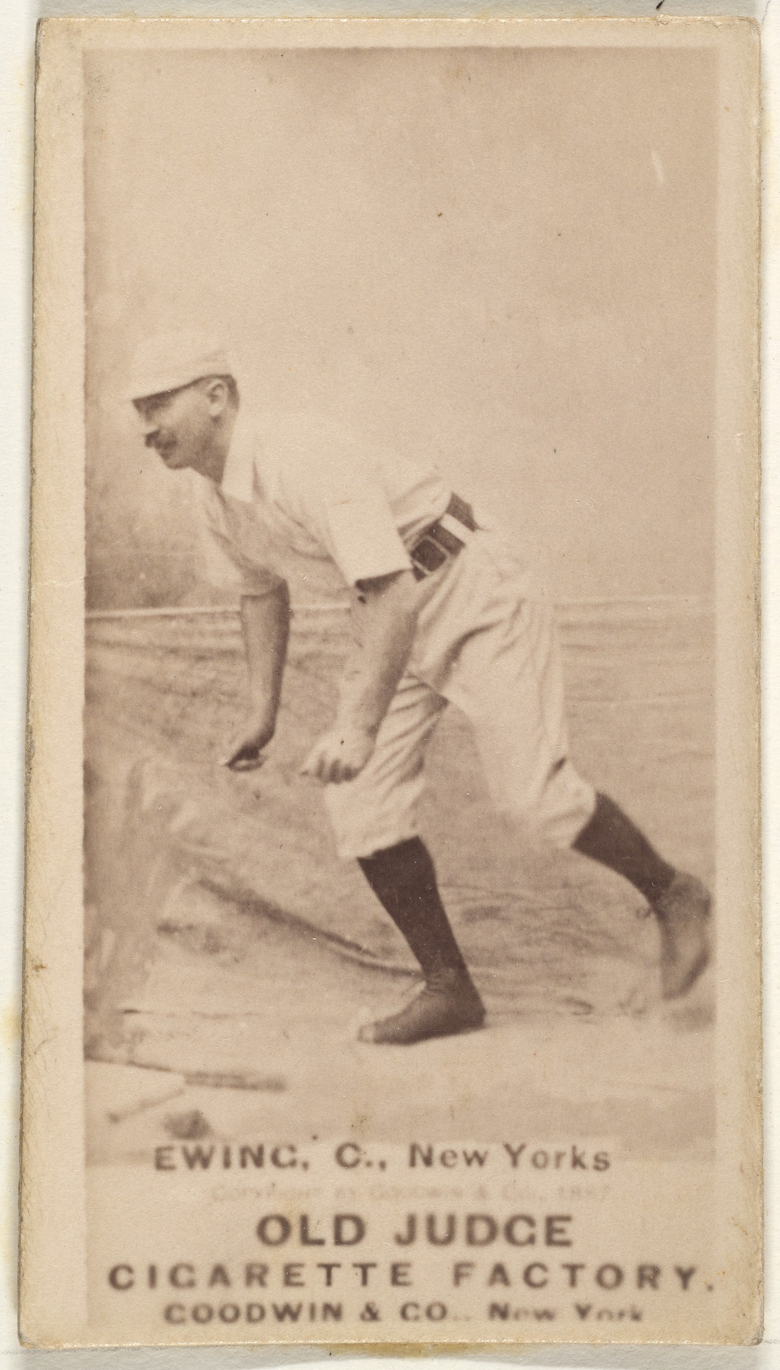 Vintage Old Judge Baseball Cigarette Card