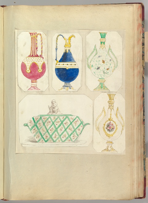 Hand-drawn Ceramic Vessel Design Sketches