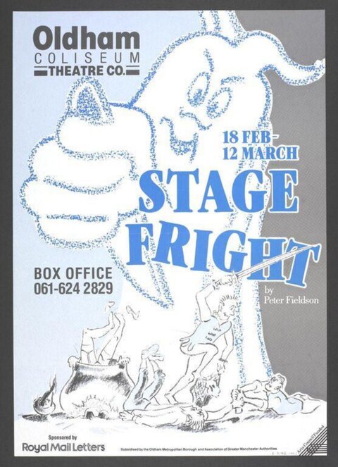 Stage Fright Theatre Play Poster