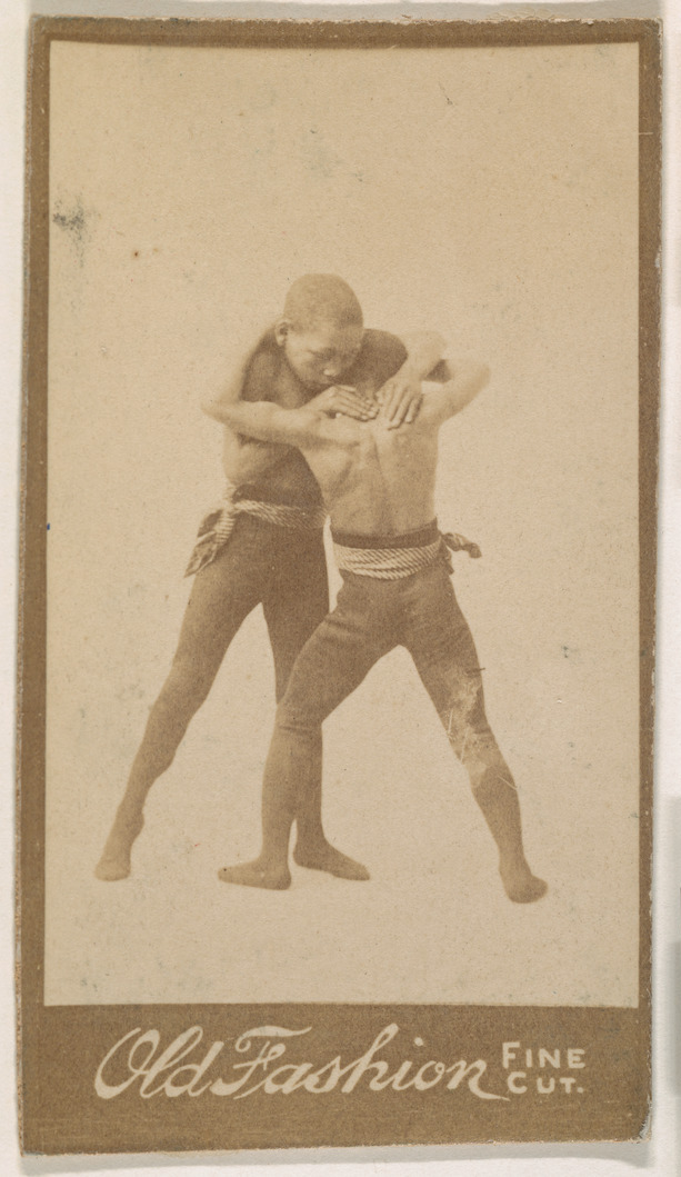 Vintage Grappling Wrestlers Tobacco Card