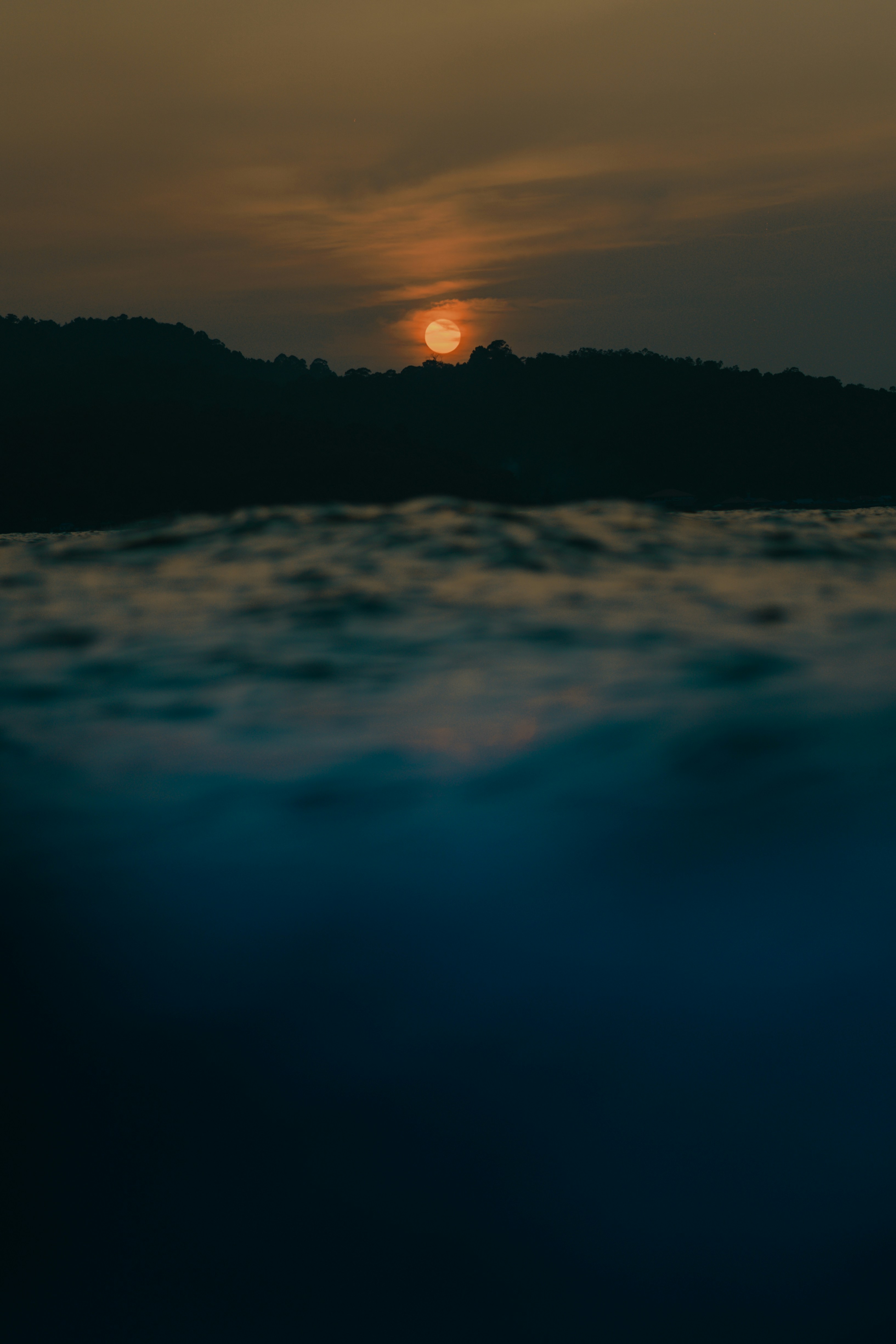 Sunset Over Coastal Waters